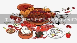 求乐山正宗白宰鸡(钵钵鸡,棒棒鸡)汁水制作方法?